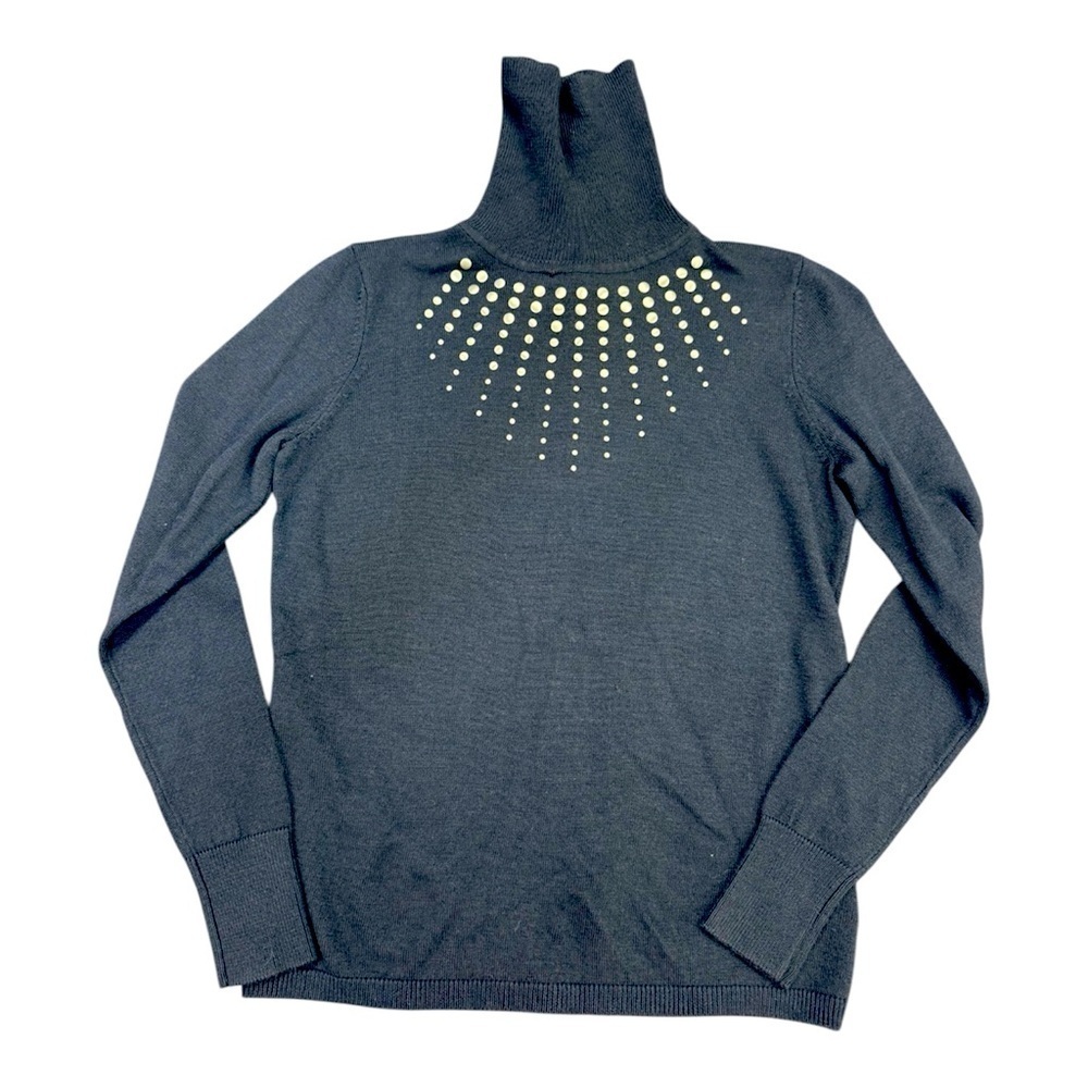 Ellen Tracy Wool Blend Turtleneck Sweater Size S
